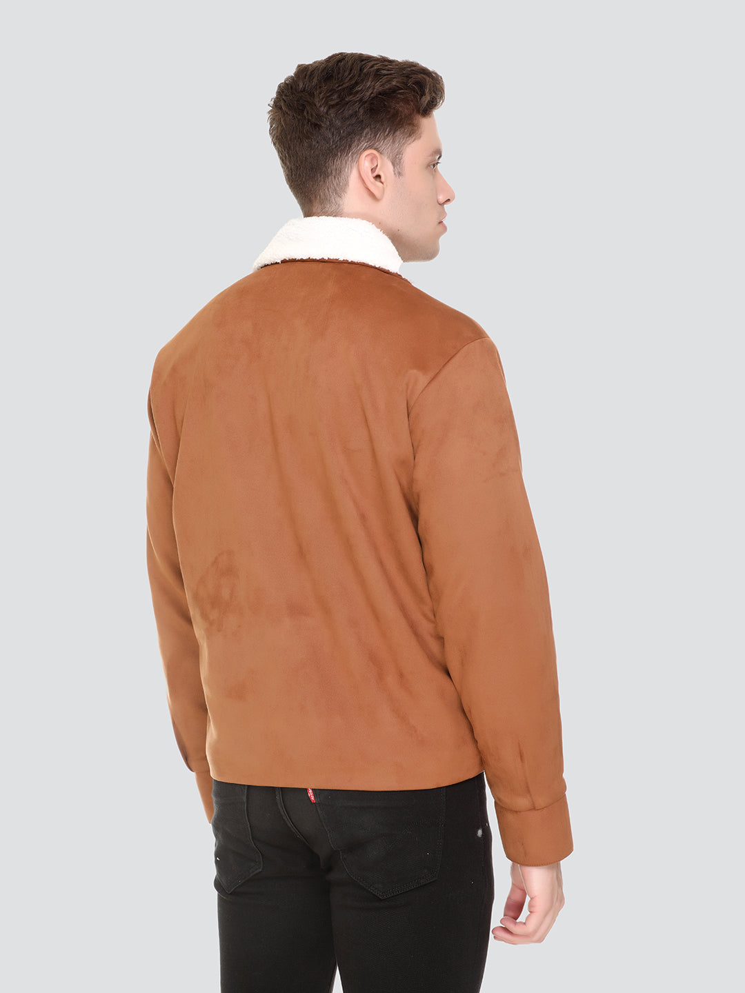 HONNETE Men Tan Lightweight Tailored Jacket