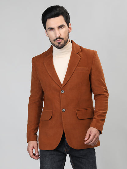 HONNETE Notched Lapel Single-Breasted Blazers