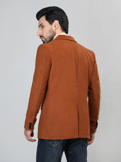 HONNETE Notched Lapel Single-Breasted Blazers