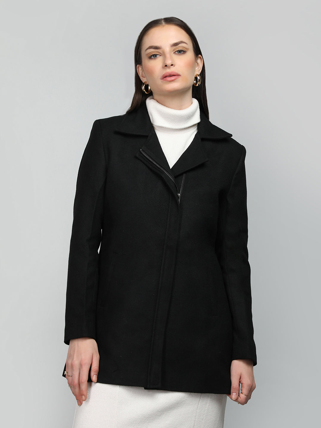 HONNETE Notched Lapel Coats