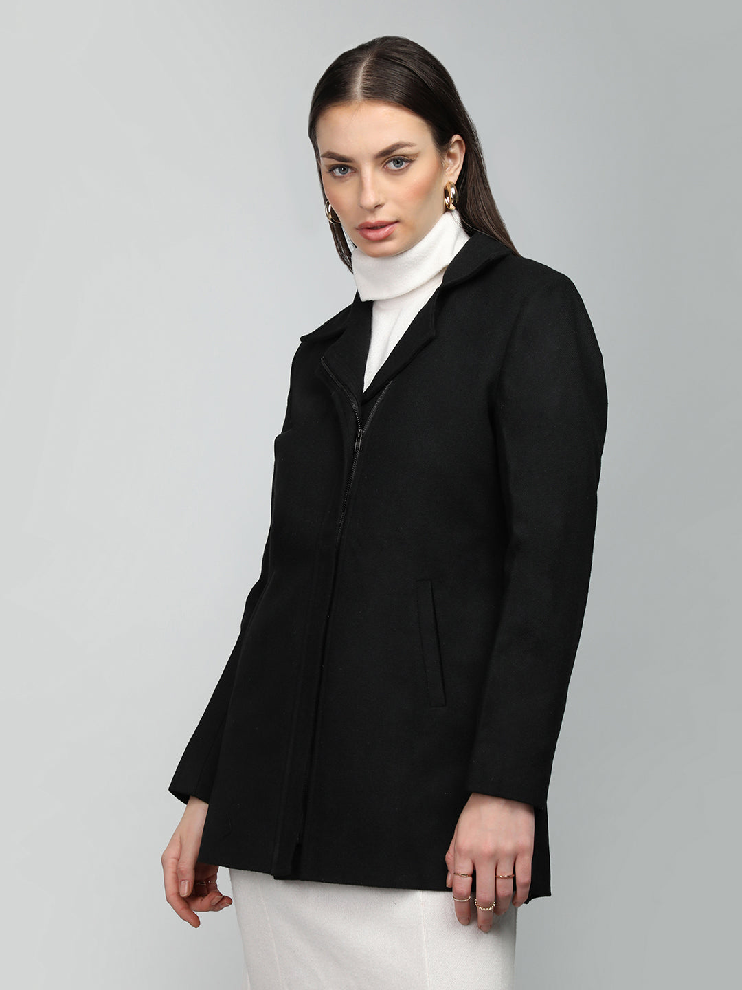 HONNETE Notched Lapel Coats