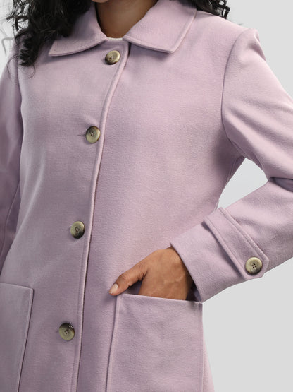 HONNETE Spread Collar Over Coat