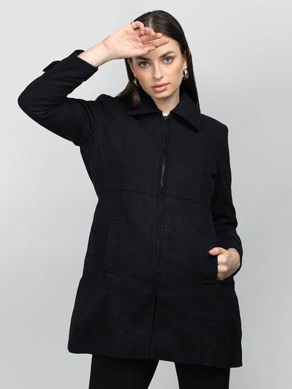 HONNETE Spread Collar Zip Coats