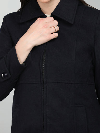 HONNETE Spread Collar Zip Coats