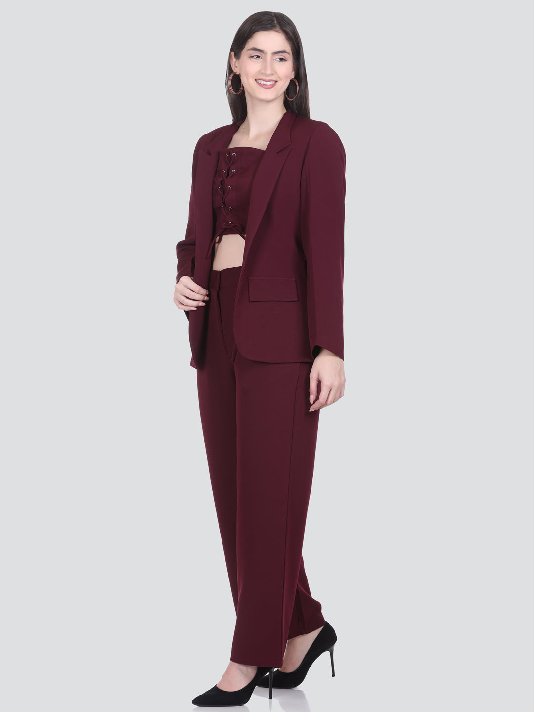 HONNETE Single-Breasted Three-Piece Casual Suit